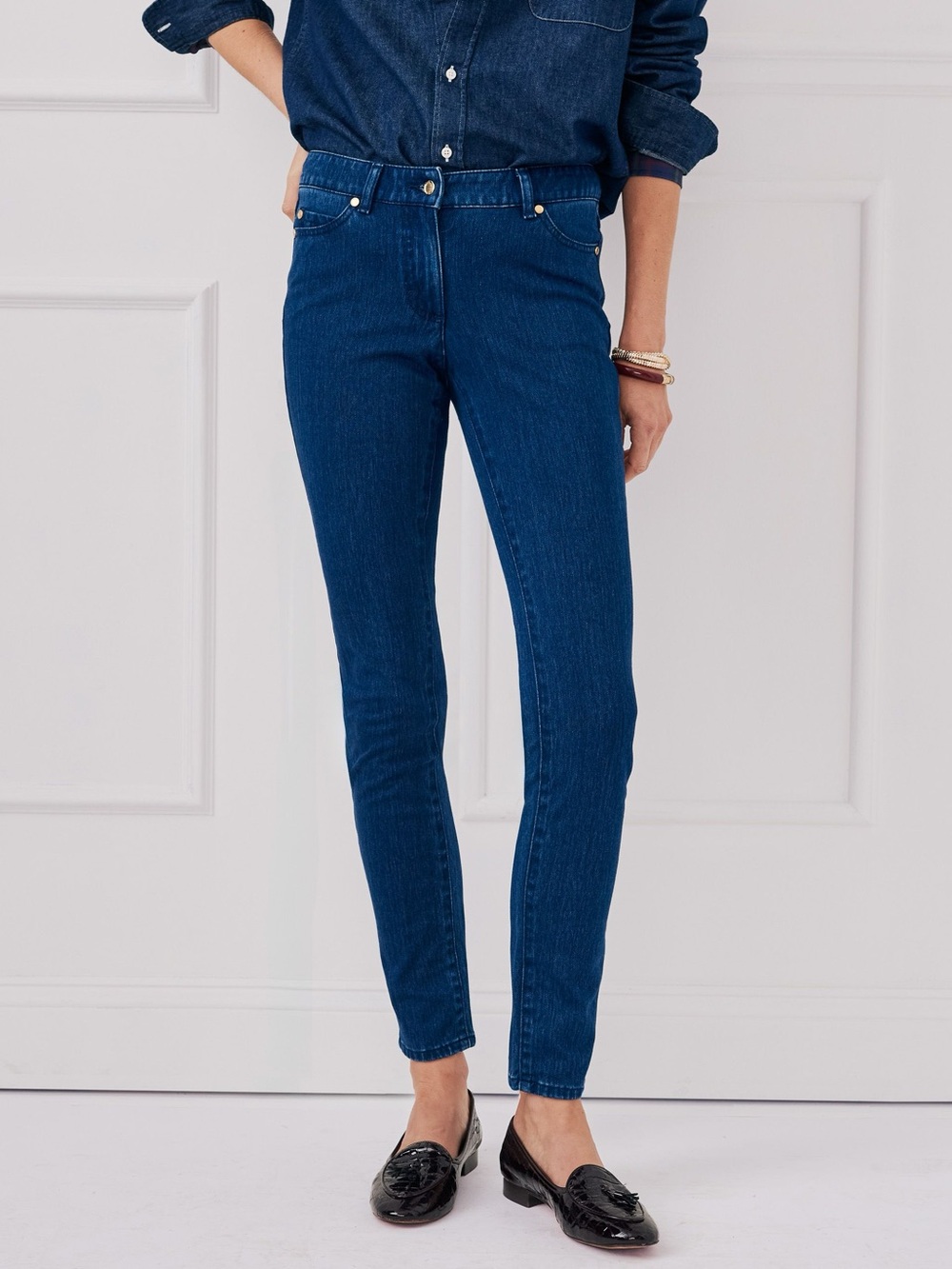 J. McLaughlin Lexi Blue Jeans size 12 - Picture 2 of 10